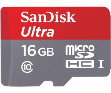 16GB MicroSD карта с памет SanDisk клас 10
