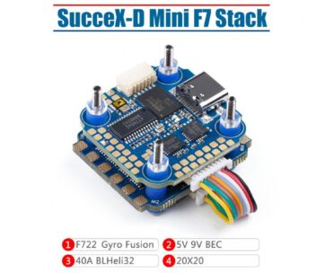 Полетен контролер + ESC - SucceX-D Mini F7 TwinG Stack (Mini F7+40A ESC)