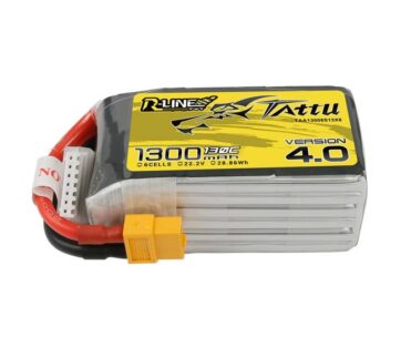 Батерия Tattu R-Line 4.0 1300mAh 22.2V 130C 6S1P XT60