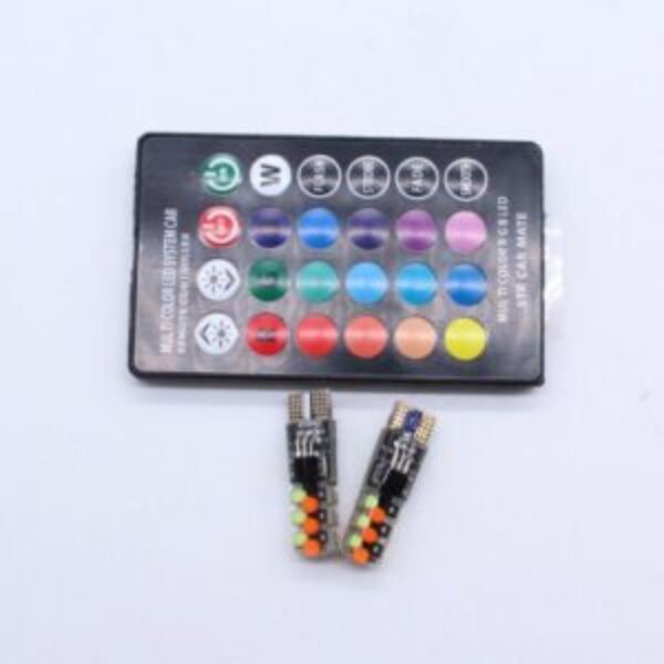 lightech-t10-5050-6smd-silicone-with-remote-controller-194-led-bulb-wireless-t10-rgb-16-colors-change-rgb