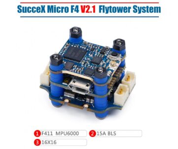 Tower система + ESC букси SucceX Micro F4 V2.1 15A 2-4S (MPU6000)