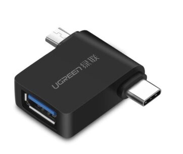 Адаптер USB 3.0 към USB-C + micro-USB UGREEN