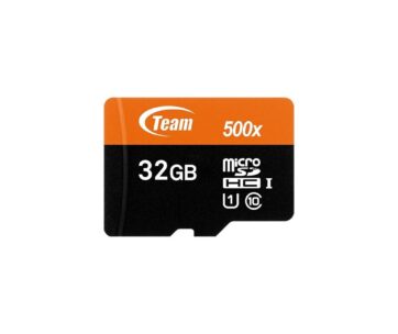 Карта памет Team Group 32GB Micro SDHC/SDXC UHS-I Orange card + SD Адаптер