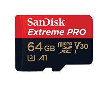 64GB MicroSD карта с памет SanDisk Extreme PRO