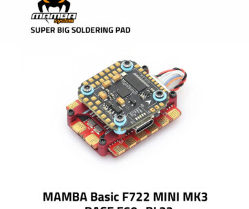 MAMBA RACE F722 Mini MK3 + RACE F60_BL32 3-6S 32bit Flight Controller Stack 20*20mm/M2