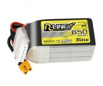 Батерия Tattu R-Line 650mAh 95C 22.2V 6S1P XT30U-F Plug